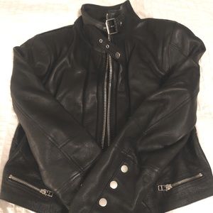 Zara moto jacket—Leather